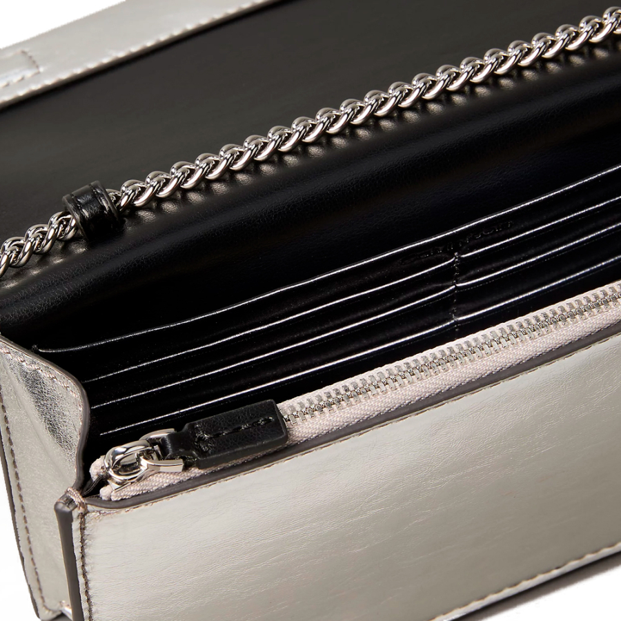 monogrammed-metal-chain-wallet monogrammed-metal-chain-wallet