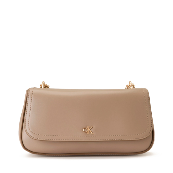 Calvin Klein Petit sac bandoulire avec chane et logo monogramme - U Beige- Ref 91 €