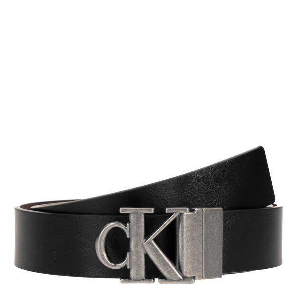 Calvin Klein Ceinture boucle monogramme - 90 Noir- Ref 49 €