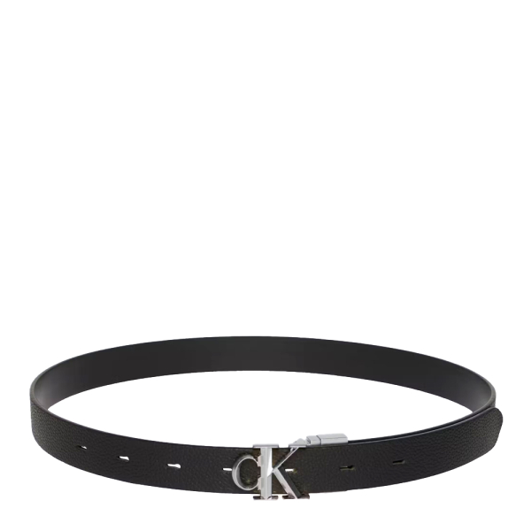Calvin Klein Ceinture rversible en cuir grain avec logo - 75 Noir- Ref 49 €