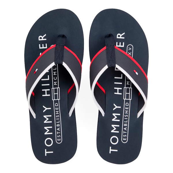 Tommy Hilfiger Tongs avec logo brod - 41 Multicolore- Ref 30 €