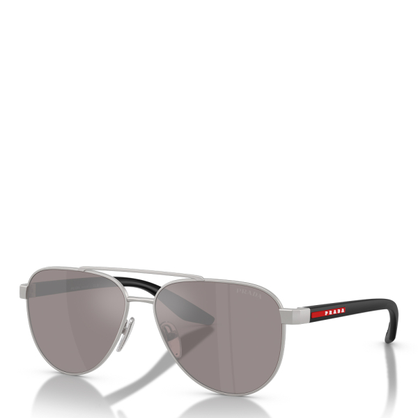 Prada Lunettes de soleil 0PS A52S - 58 Argent- Ref 221 €