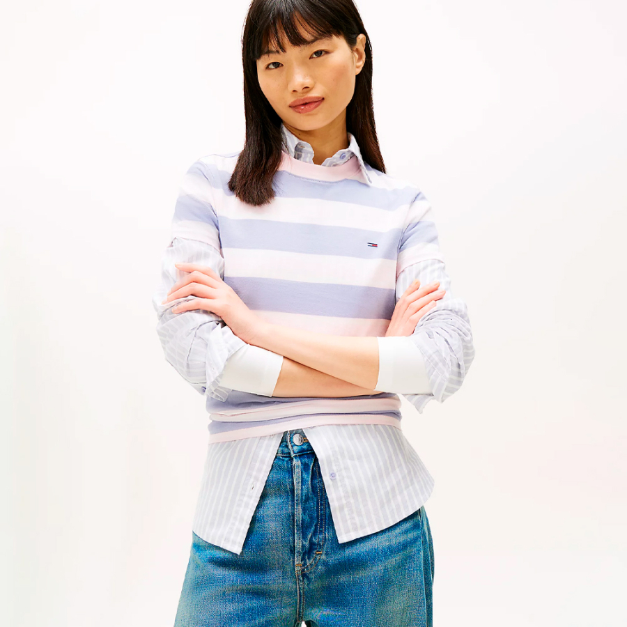 knitted-t-shirt-with-embroidered-logo