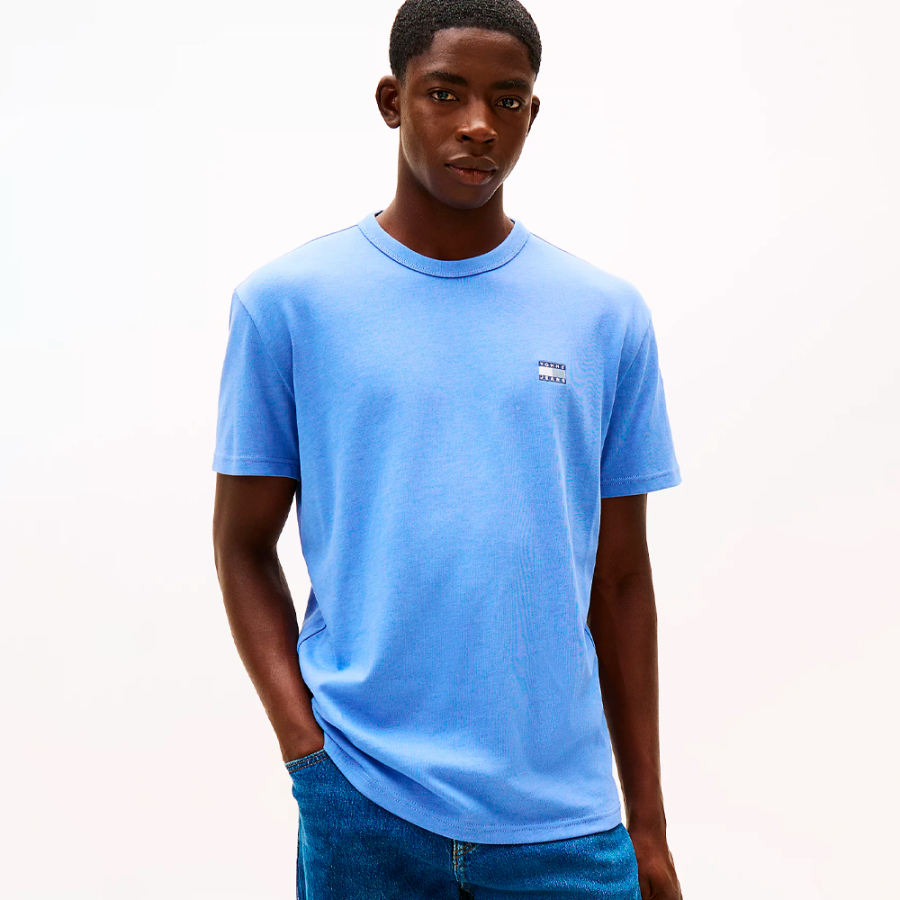 knit-t-shirt-with-tonal-patch knit-t-shirt-with-tonal-patch