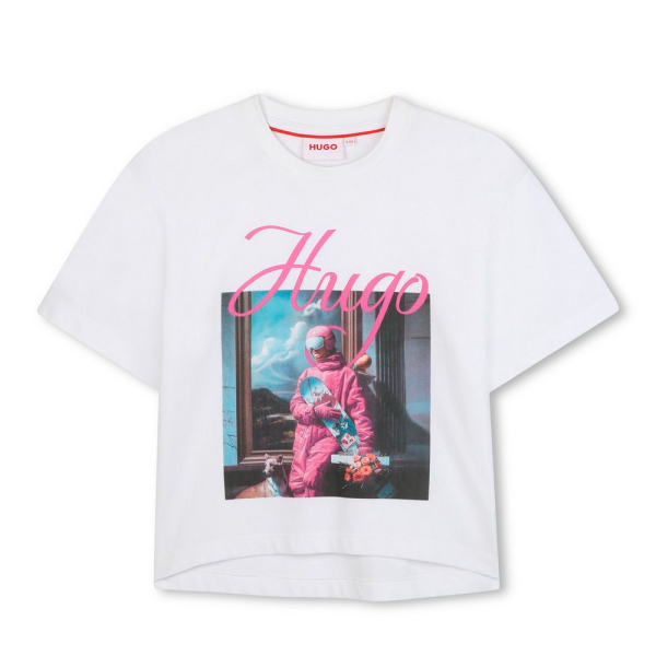 Hugo Boss T-shirts et tops Blanc - T-SHIRT G00495 - 14A - Ref 42 €