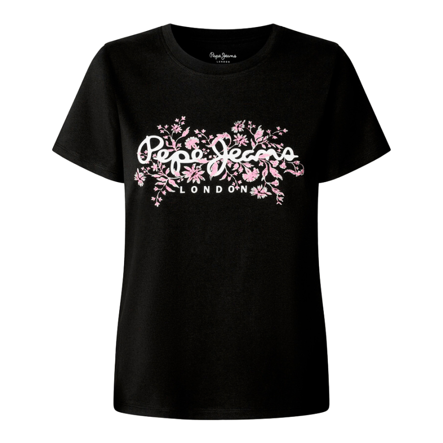 t-shirt-con-logo-floreale-stampato t-shirt-con-logo-floreale-stampato