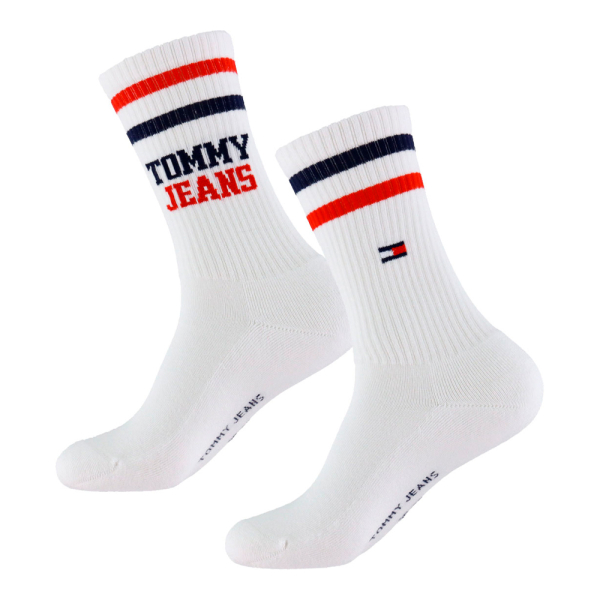 Tommy Hilfiger Calcetines Blanc - LOT DE 2 CHAUSSETTES DE SPORT 701236466001802 - 3538 - Ref 13 €