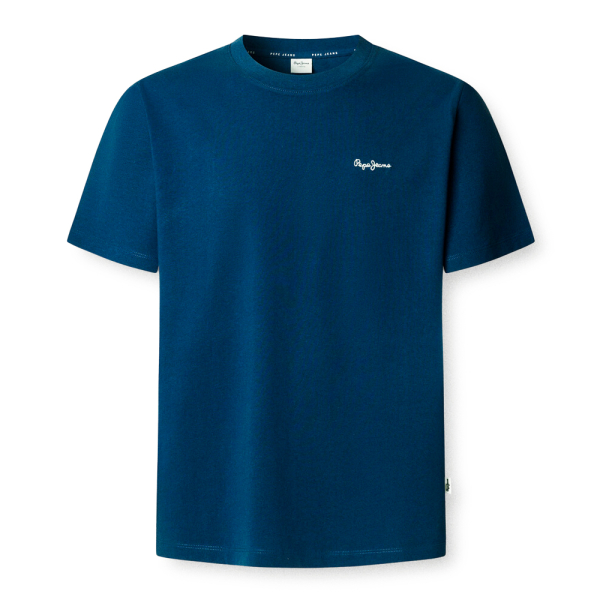 Pepe Jeans T-shirts Bleu marine - T-shirt logo imprim coupe classique - S - Ref 19 €