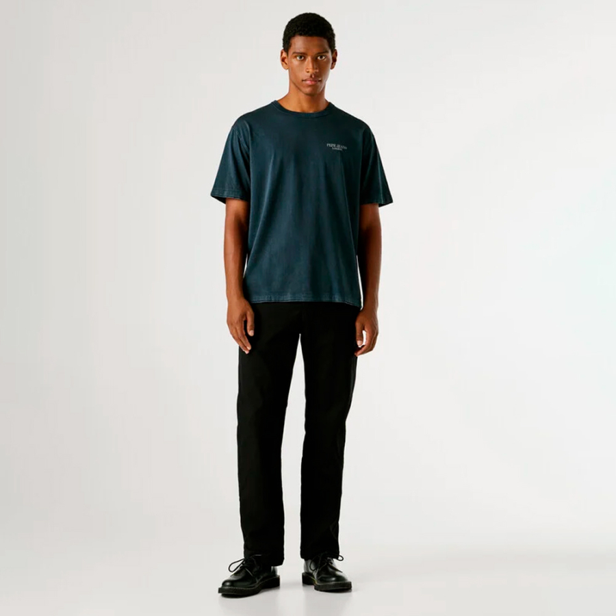 t-shirt-avec-dos-imprime-coupe-decontractee t-shirt-avec-dos-imprime-coupe-decontractee