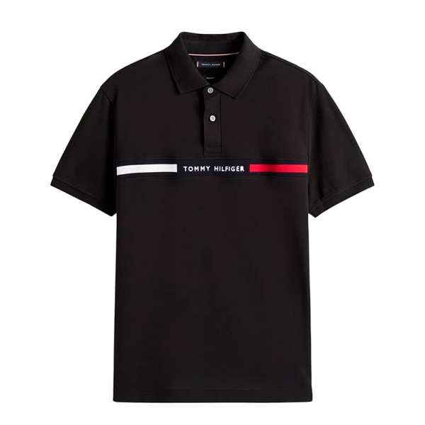 Tommy Hilfiger Polos Noir - Polo coupe classique avec logo brod - XL - Ref 67 €