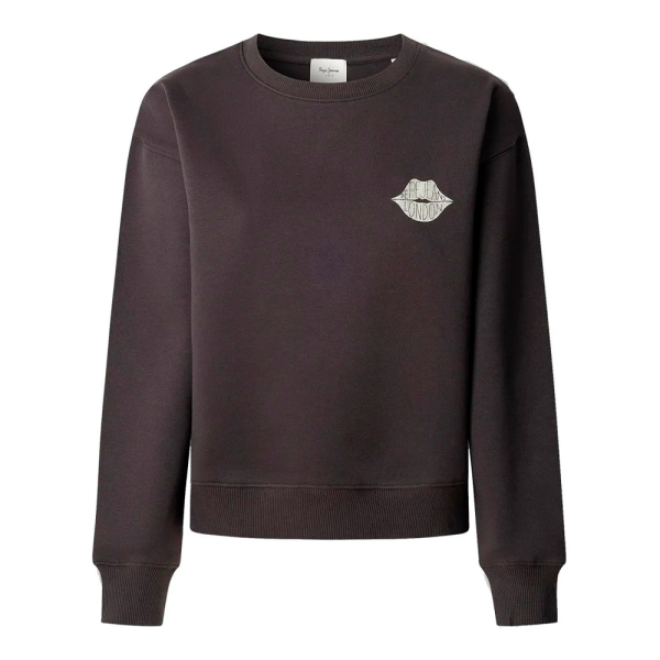Pepe Jeans Vestes en maille et pulls Noir - Sweat-shirt col rond avec logo - L - Ref 44 €