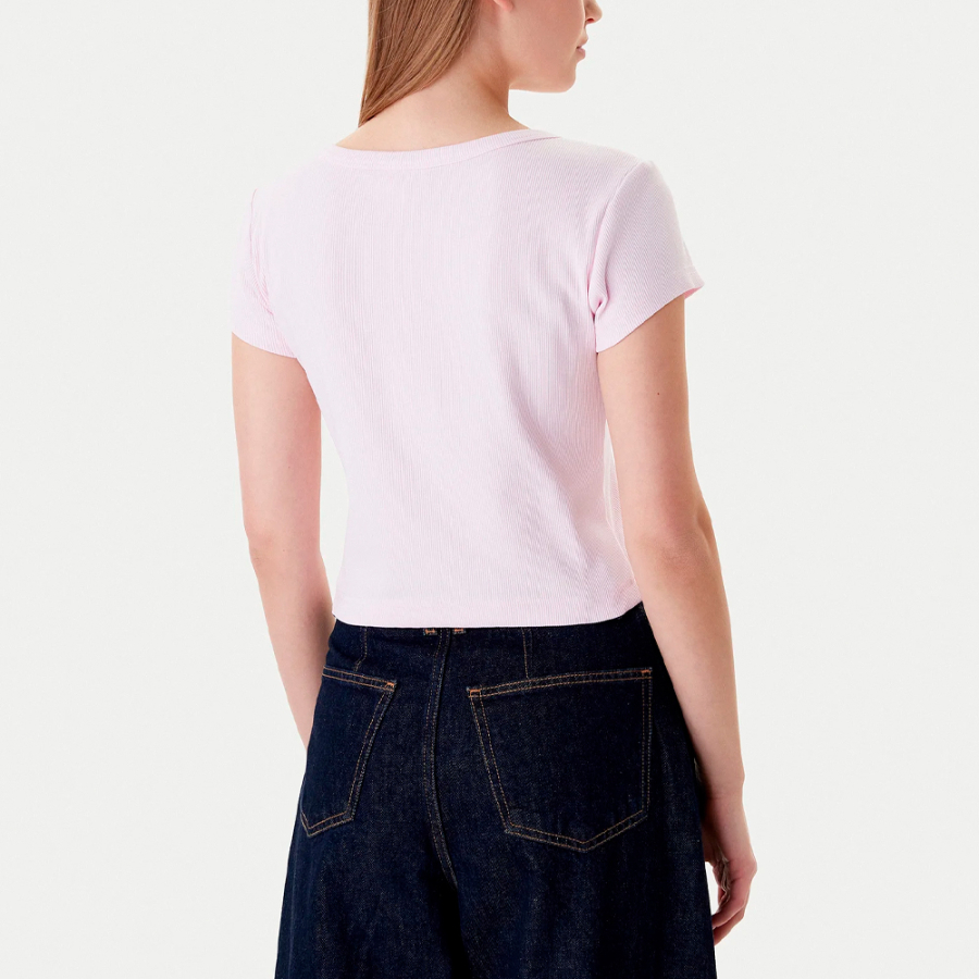 t-shirt-slim-fit-in-cotone-a-coste-con-logo