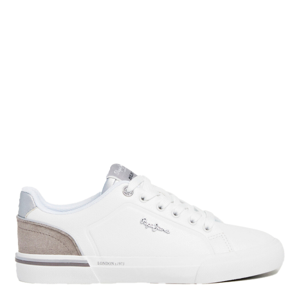 Pepe Jeans Baskets classiques avec dtails en daim - 39 Blanc- Ref 49 €