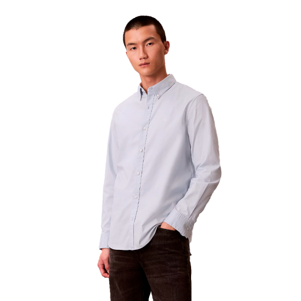 Calvin Klein T-shirts Bleu - Chemise Oxford classique boutons - 2XL - Ref 63 €
