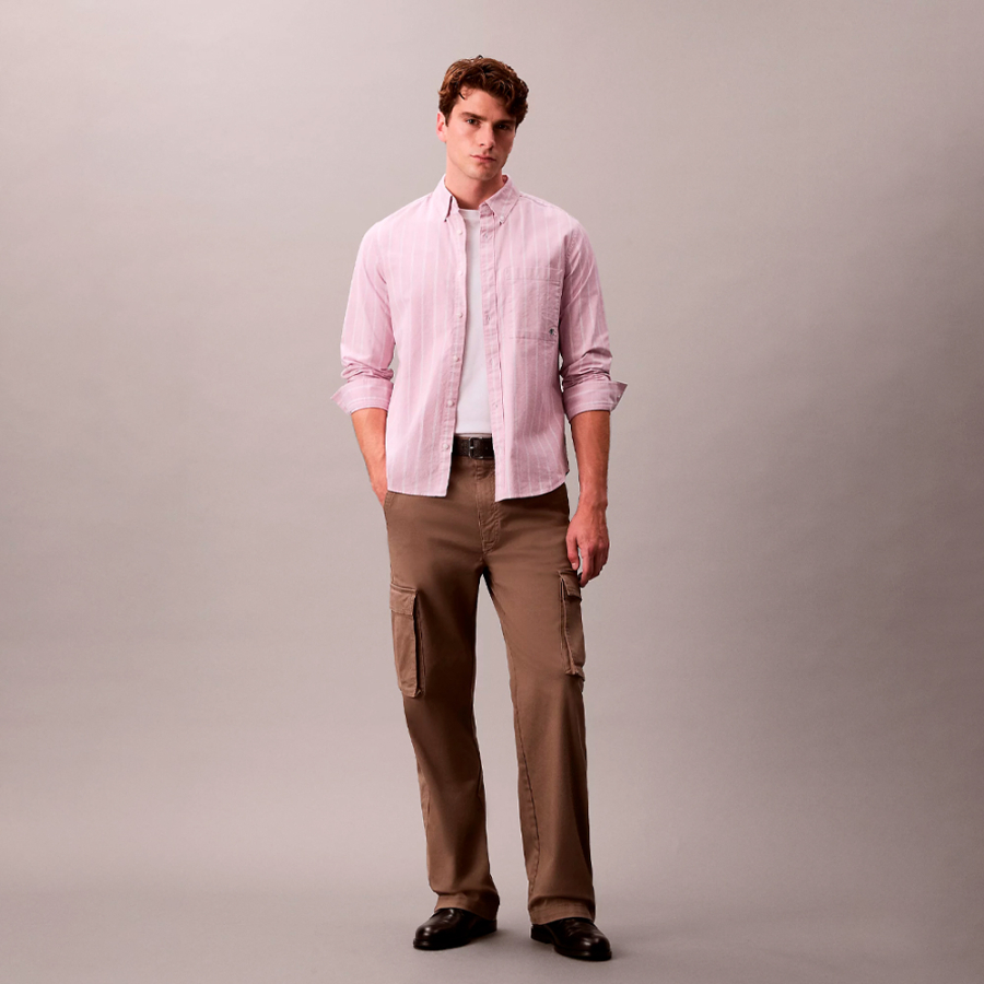 camicia-classica-a-righe-oxford-con-bottoni