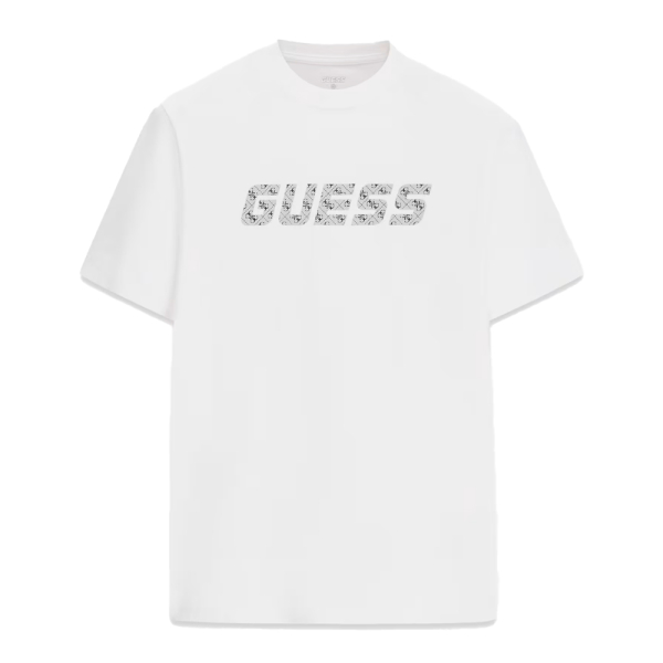 Guess T-shirts Blanc - T-shirt avec logo imprim - L - Ref 25 €