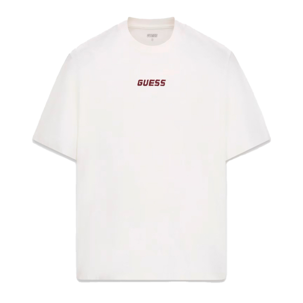 Guess T-shirts Blanc - T-shirt jersey avec logo - L - Ref 25 €