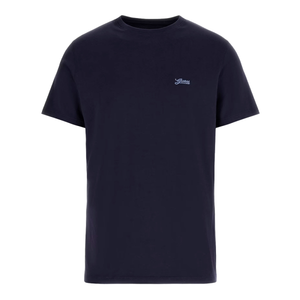 Guess T-shirts Bleu marine - T-shirt avec logo brod - L - Ref 32 €