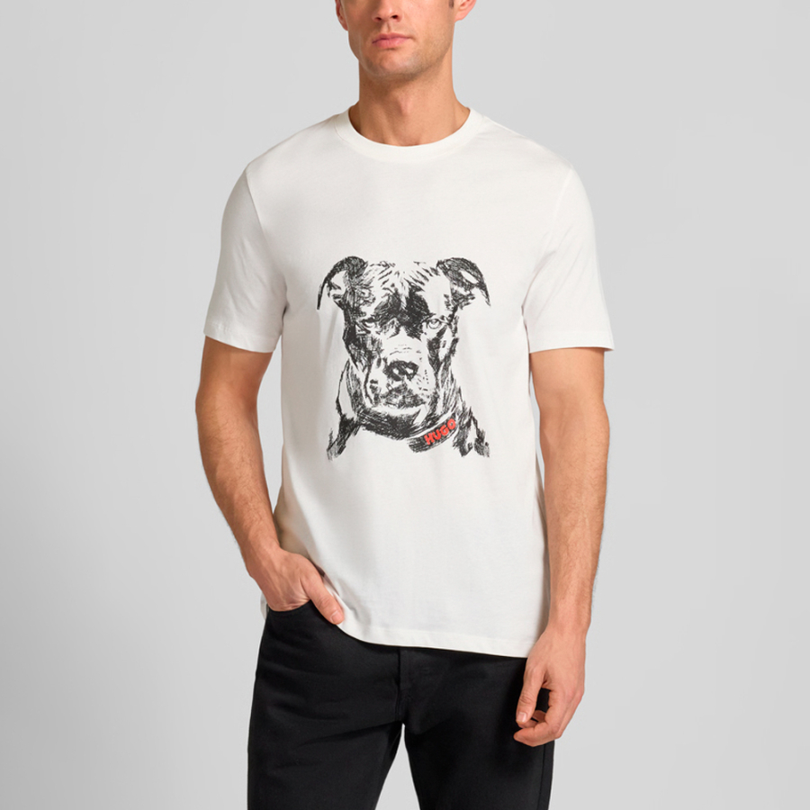 t-shirt-en-maille-de-coton-avec-illustration-de-chien