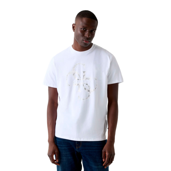 Guess T-shirts Blanc - T-shirt avec imprim logo - XL - Ref 25 €