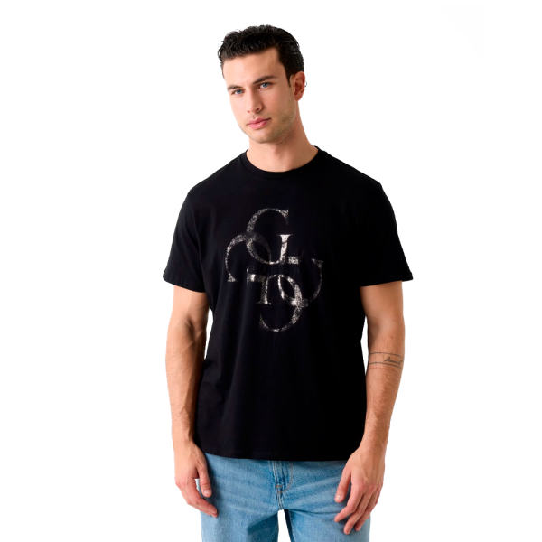 Guess T-shirts Noir - T-shirt avec imprim logo - L - Ref 25 €