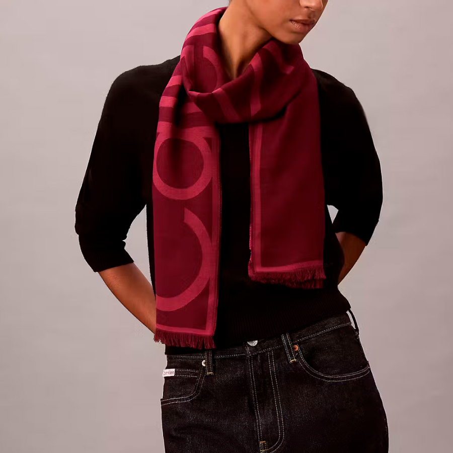 foulard-de-jacquard-con-logo