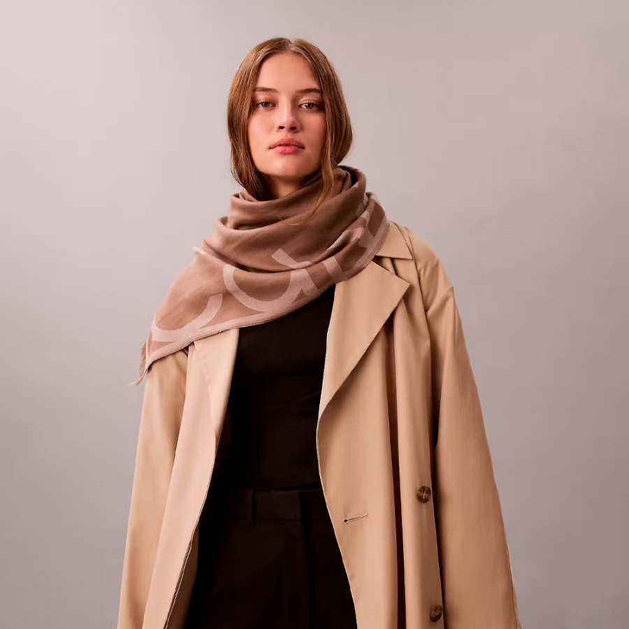 foulard-de-jacquard-con-logo