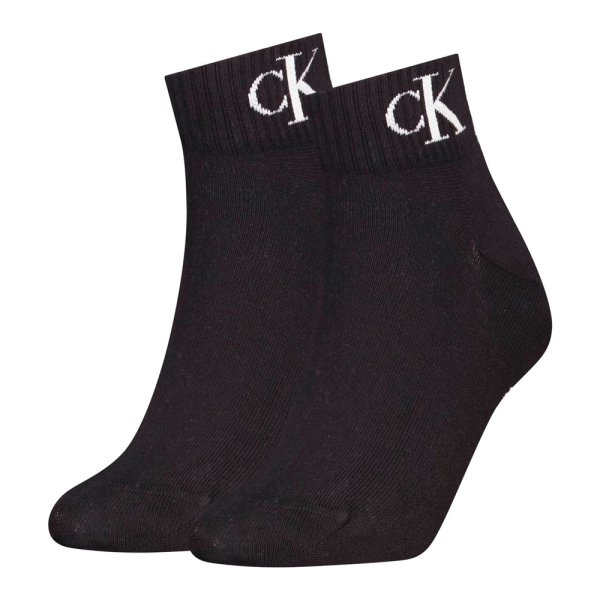 Calvin Klein Calcetines Noir - PAQUET DE 2 CHAUSSETTES QUARTIERS 701228813001802 - 3942 - Ref 9 €