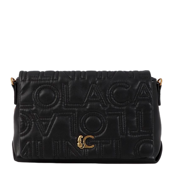 Lola Casademunt Sac bandoulire rabat et broderie logo - U Noir- Ref 83 €