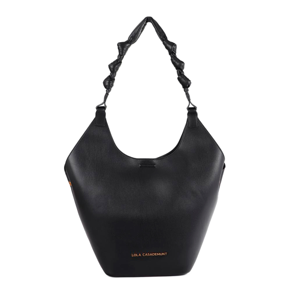 Lola Casademunt Sac cabas avec anses noues - U Noir- Ref 83 €