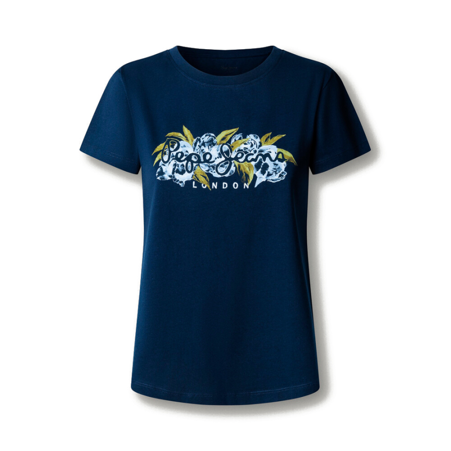 t-shirt-con-logo-floreale-stampato