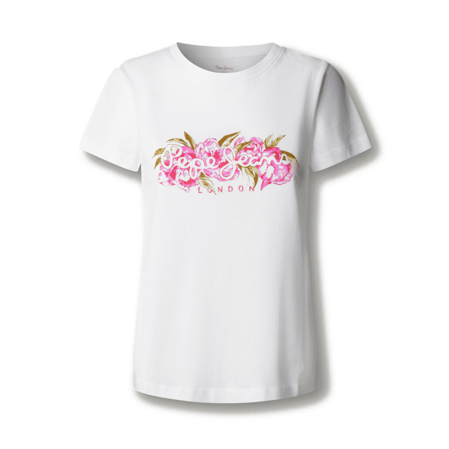 t-shirt-con-logo-floreale-stampato