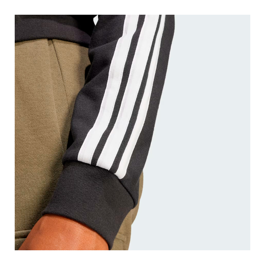essentials-french-terry-3-stripes-hooded-jacket