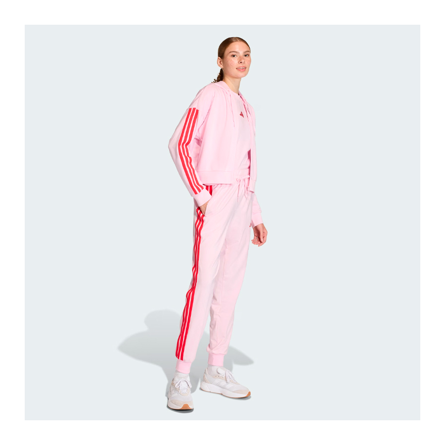 essentials-french-terry-3-stripes-hooded-jacket