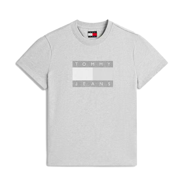 Tommy Hilfiger T-shirts hauts et polos Gris - T-shirt Tommy Hilfiger logo ton sur ton - XS - Ref 24 €