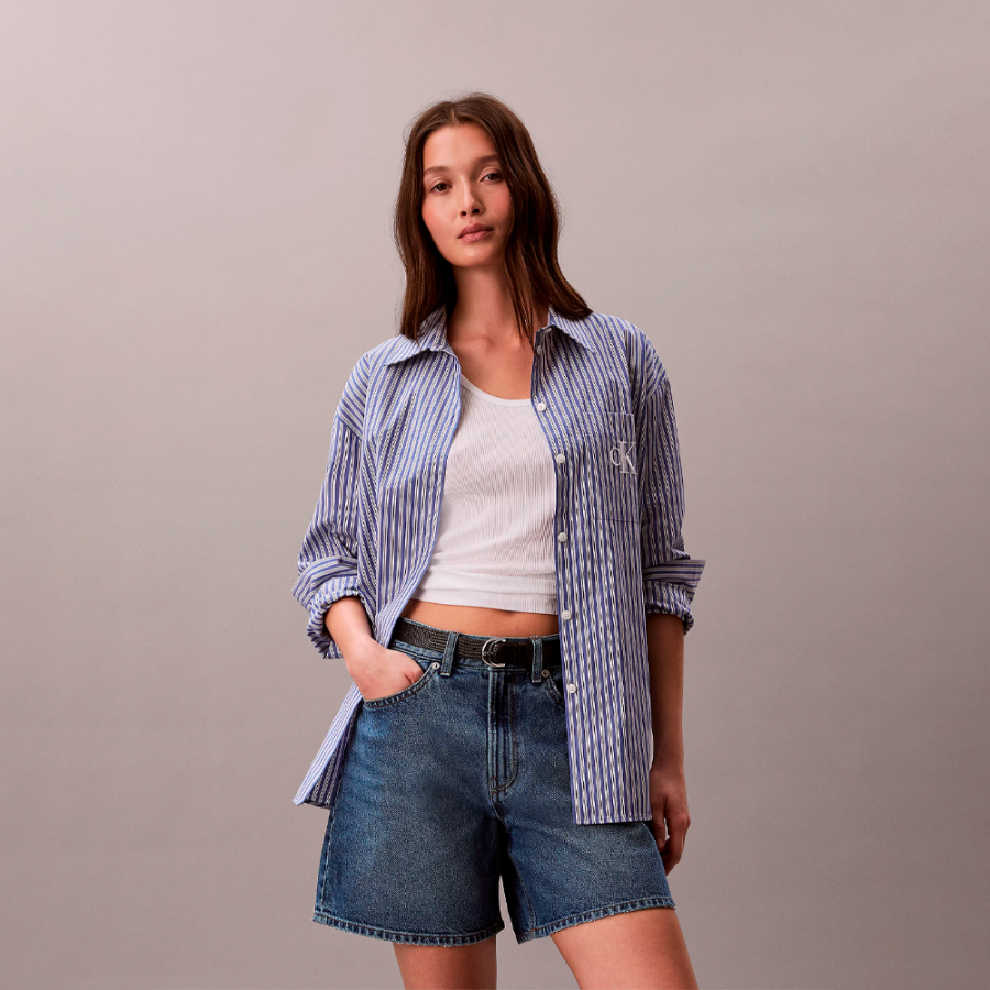 short-en-jean-evase-taille-haute