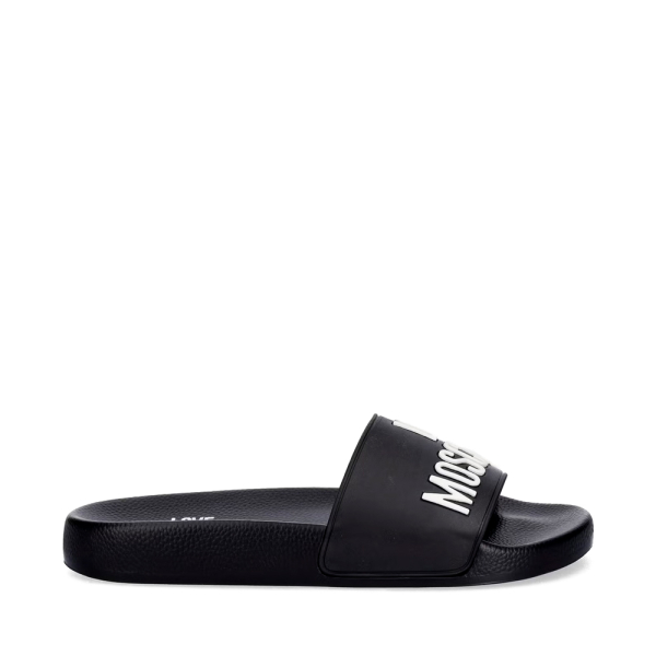 Love Moschino Tongs de piscine en caoutchouc - 39 Noir- Ref 77 €