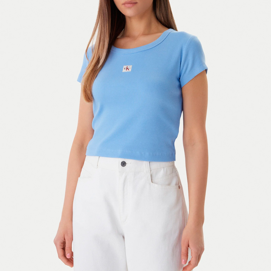 slim-fit-ribbed-cotton-t-shirt-with-logo slim-fit-ribbed-cotton-t-shirt-with-logo