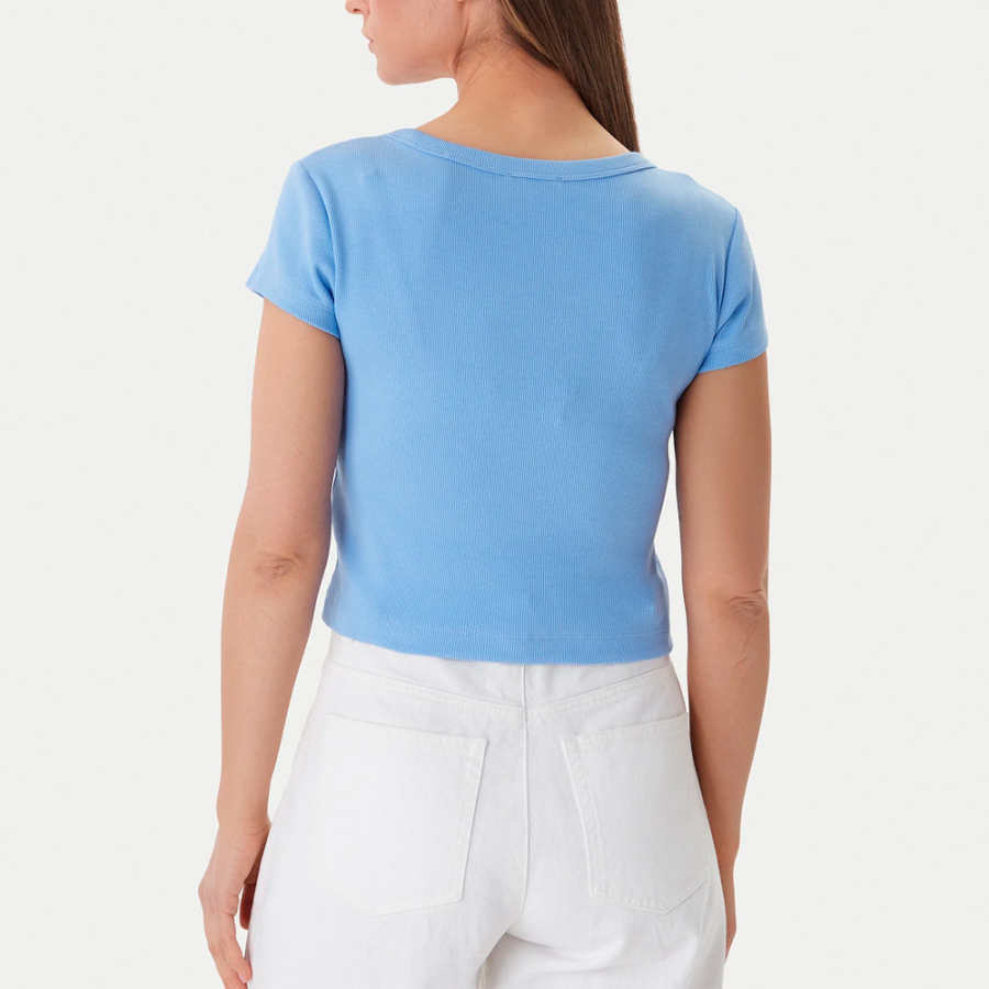 t-shirt-slim-fit-in-cotone-a-coste-con-logo