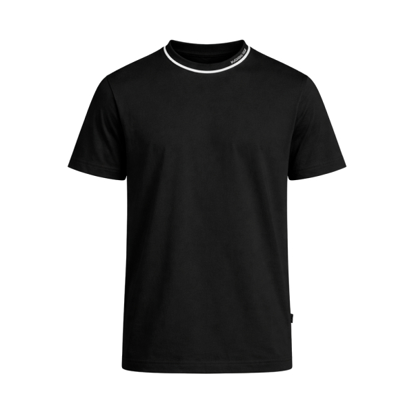 Michael Kors T-shirts Noir - T-shirt en maille de coton uni avec logo - XL - Ref 45 €