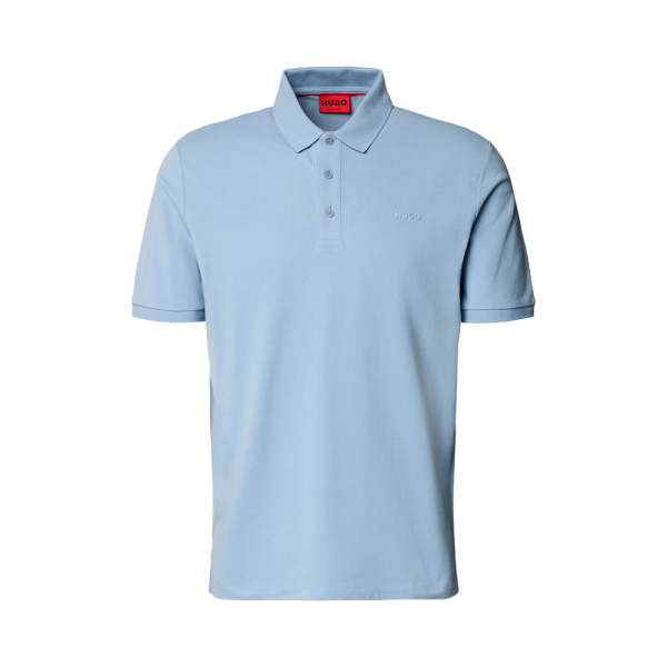 Hugo Boss Polos Bleu - Polo en coton coupe classique avec logo imprim - M - Ref 81 €