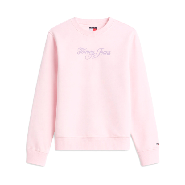Tommy Hilfiger Vestes en maille et pulls Rose - Sweat-shirt classique essentiel avec logo - M - Ref 56 €