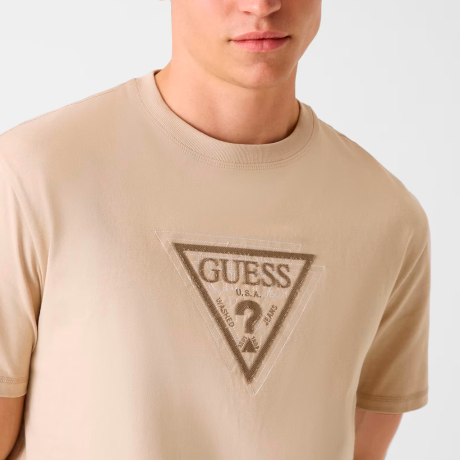 camiseta-com-logo-triangular