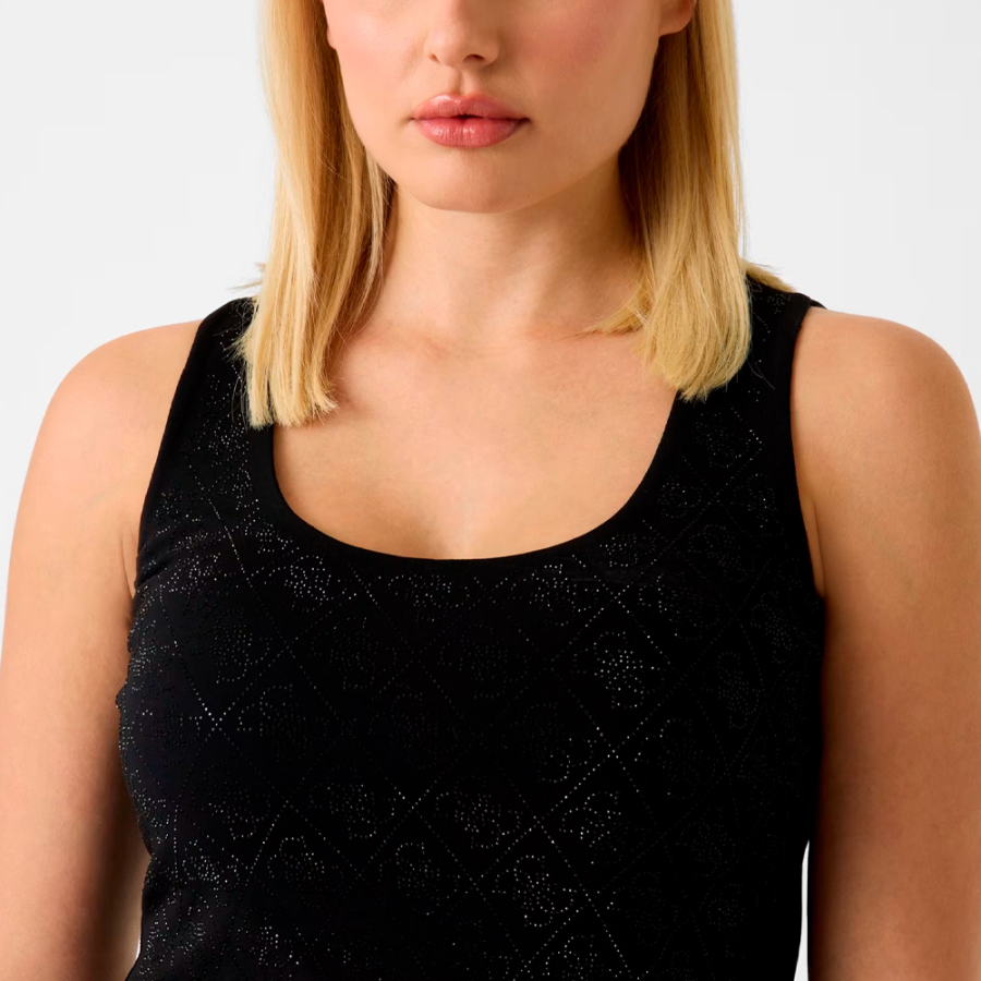 top-sin-mangas-de-punto-acanalado top-sin-mangas-de-punto-acanalado