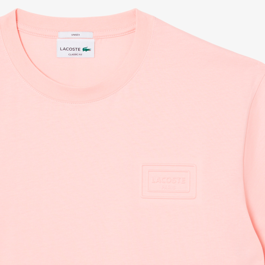 t-shirt-en-jersey-avec-details-de-marque-en-relief t-shirt-en-jersey-avec-details-de-marque-en-relief