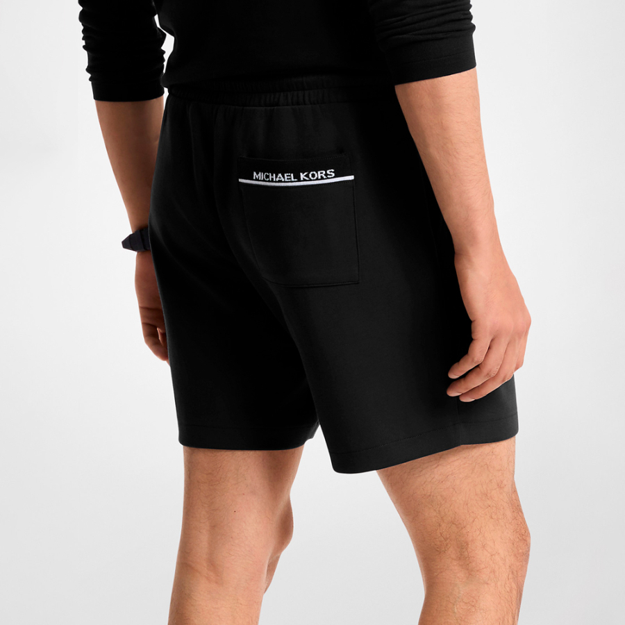 shorts-aus-baumwollmischgewebe-mit-logo-auf-der-tasche