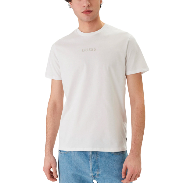 Guess T-shirts Blanc - T-SHIRT QUATTRO MIST - XL - Ref 32 €