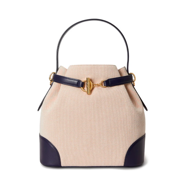 Ralph Lauren Sac cordon Blaike en toile de taille moyenne - U Beige- Ref 244 €