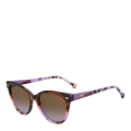 52A/QR-BURGUNDY VIOLET HAVANA/BROWN VIOLET DOUBLESHADE