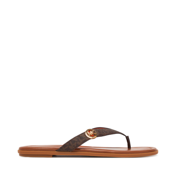 Michael Kors Sandales Erin entre-doigts - 39 Brun- Ref 75 €